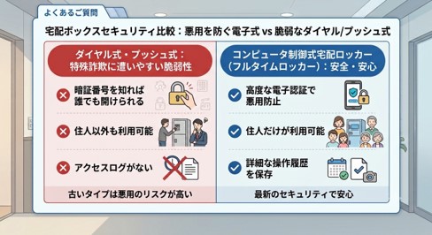 ■宅配ボックスセキュリティ比較